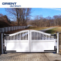 easily assembled security s aluminum gate and fence white color